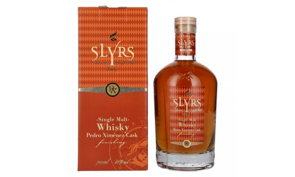 Slyrs Single Malt Whisky Pedro Ximénez Cask Finish 46% Vol. 0,7l dovanų dėžutėje