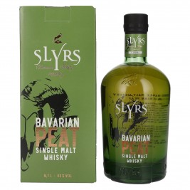 Slyrs Bavarian Peat Single Malt Whisky 43% Vol. 0,7l dovanų dėžutėje