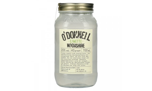 O'Donnell Moonshine LIMETTE Likör 20% Vol. 0,7l