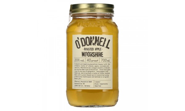 O'Donnell Moonshine ROASTED APPLE Liqueur 20% Vol. 0,7l O'Donnell Moonshine ROASTED APPLE Liqueur 20% Vol. 0,7l
