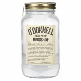 O'Donnell Moonshine HIGH PROOF 50% Vol. 0,7l