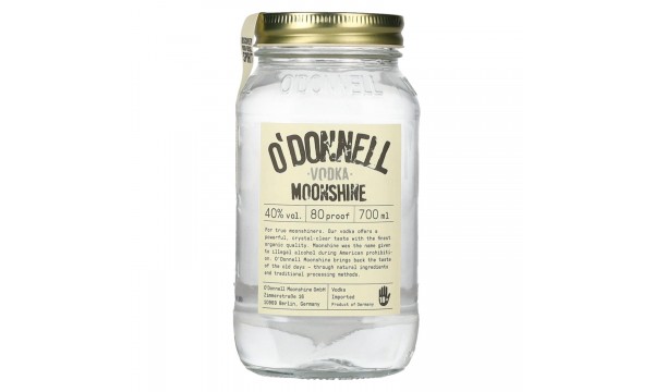 O'Donnell Moonshine Vodka 40% Vol. 0,7l