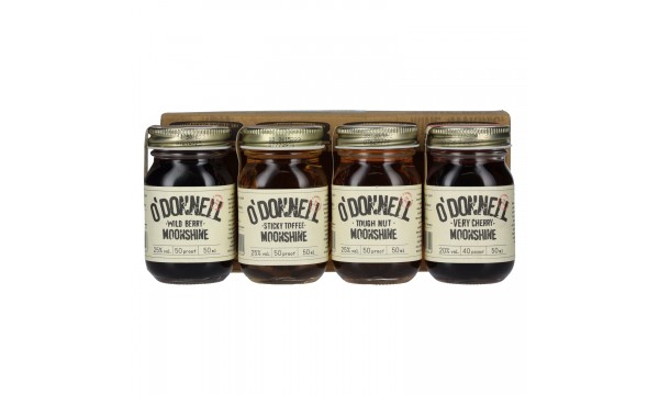 O'Donnell Moonshine SOMMER MINIS 23,8% Vol. 4x0,05l dovanų dėžutėje