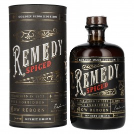 Remedy Spiced Spirit Drink Golden 1920s Edition 41,5% Vol. 0,7l dovanų dėžutėje