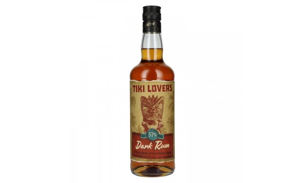 Tiki Lovers Dark Rum Finest Caribbean Blend 57% Vol. 0,7l