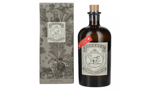 Monkey 47 DISTILLER'S CUT Gin 2023 47% Vol. 0,5l dovanų dėžutėje Monkey 47 DISTILLER'S CUT Gin 2023 47% Vol. 0,5l dovanų dėžutėje