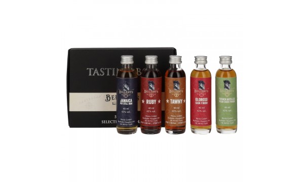 Bellamy's Reserve Rum Tasting Box Selected by Perola 2024 43,8% Vol. 5x0,04l dovanų dėžutėje