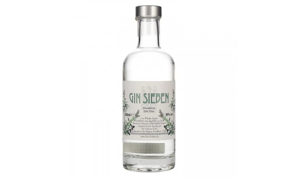 Gin Sieben echter Frankfurt Dry Gin 49% Vol. 0,5l Gin Sieben echter Frankfurt Dry Gin 49% Vol. 0,5l