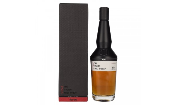 Puni Vina MARSALA The Italian Malt Whisky 43% Vol. 0,7l dovanų dėžutėje