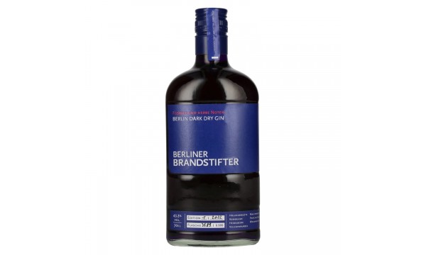 Berliner Brandstifter Berlin DARK Dry Gin Edition 1. 2022 43,3% Vol. 0,7l Berliner Brandstifter Berlin DARK Dry Gin Edition 1. 2022 43,3% Vol. 0,7l