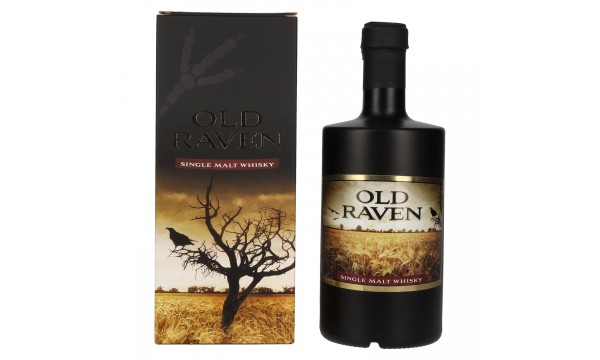 Old Raven Triple Distilled Single Malt Whisky 40% Vol. 0,5l dovanų dėžutėje