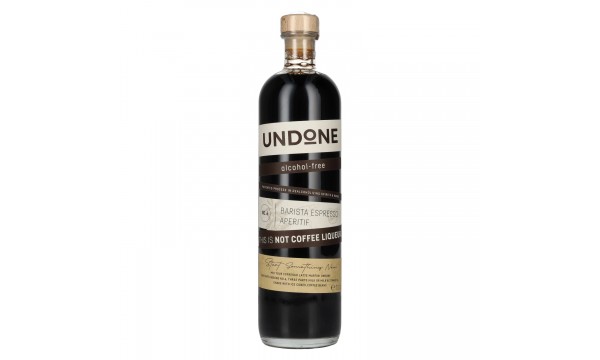 Undone Barista Espresso Aperitif This is not Coffee Liqueur alkoholfrei No. 6 0,7l