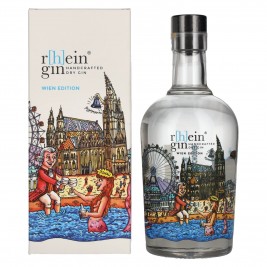 r[h]eingin Handcrafted Dry Gin Wien Edition 46% Vol. 0,5l dovanos dėžutėje