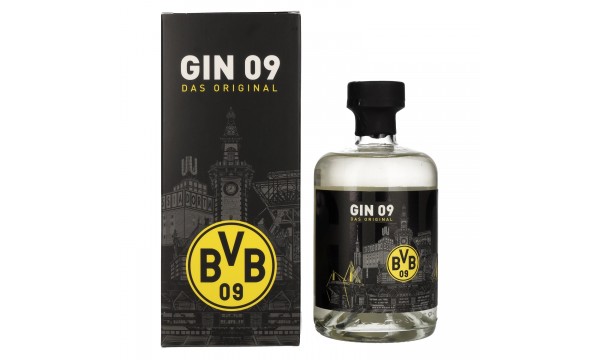 BVB Gin 09 Das Original 43% Vol. 0,5l dovanų dėžutėje