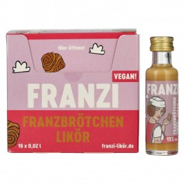 Franzi Franzbrötchen VEGAN Likör 15% Vol. 16x0,02l