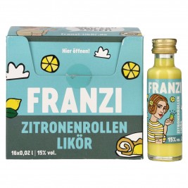 Franzi Zitronenrollen Likör 15% Vol. 16x0,02l
