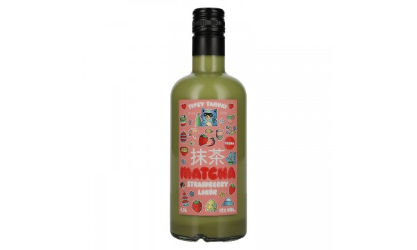 Tipsy Tanuki Matcha Strawberry Likör 15% Vol. 0,5l Tipsy Tanuki Matcha Strawberry Likör 15% Vol. 0,5l