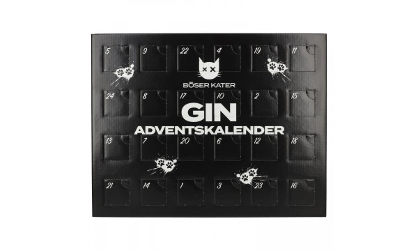 BÖSER KATER Gin Adventskalender 36,9% Vol. 24x0,025l BÖSER KATER Gin Adventskalender 36,9% Vol. 24x0,025l