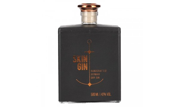 Skin Gin Handcrafted German Dry Gin Edition Anthrazit 42% Vol. 0,5l