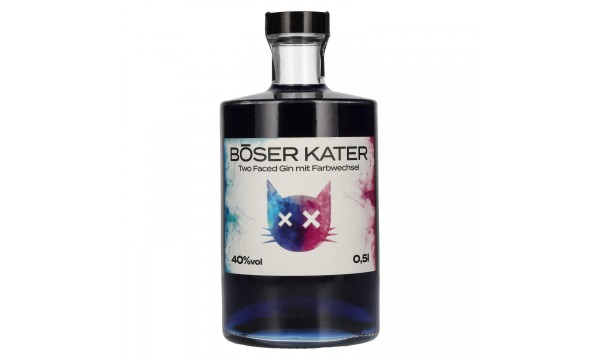 BÖSER KATER Handcrafted Two Faced Gin 40% Vol. 0,5l BÖSER KATER Handcrafted Two Faced Gin 40% Vol. 0,5l