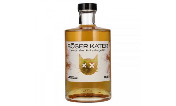 BÖSER KATER Handcrafted Fruity Mango Gin 40% Vol. 0,5l BÖSER KATER Handcrafted Fruity Mango Gin 40% Vol. 0,5l