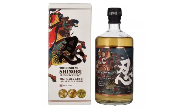 The Koshi-No Shinobu Blended Whisky Mizunara Oak Finish 43% Vol. 0,7l dovanų dėžutėje