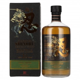 The Koshi-No The Shinobu Pure Malt 10 Years Old Lightly Peated Mizunara Oak Finish 43% Vol. 0,7l dovanų dėžutėje