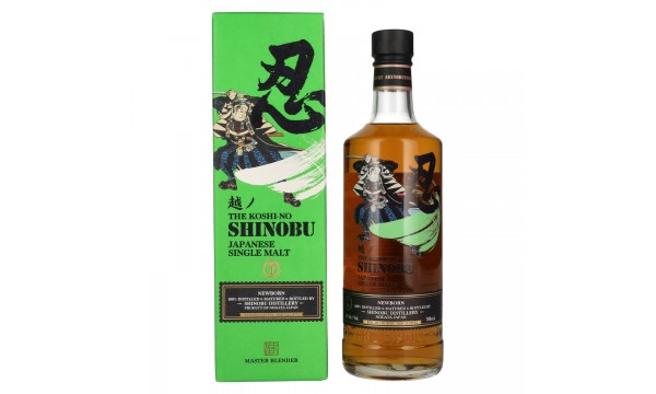 The Koshi-No Shinobu Newborn Japanese Single Malt 50% Vol. 0,7l dovanų dėžutėje