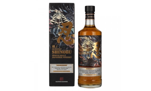 The Koshi-No Shinobu 3 Years Old Small Batch Japanese Single Malt Whisky 43% Vol. 0,7l dovanų dėžutėje
