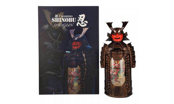 The Koshi-No Shinobu SHOGUN Blended Whisky Mizunara Oak Finish 43% Vol. 0,7l dovanų dėžutėje The Koshi-No Shinobu SHOGUN Blended Whisky Mizunara Oak Finish 43% Vol. 0,7l dovanų dėžutėje