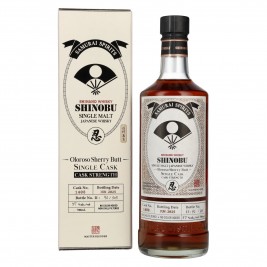 Shinobu Japanese Single Malt Satake Yoshinobu Oloroso Sherry Butt 57% Vol. 0,7l dovanų dėžutėje