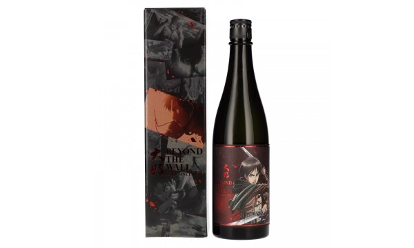 Attack on Titan x Beyond the Wall EREN Model Japanese Sake 15% Vol. 0,72l dovanų dėžutėje, sausas