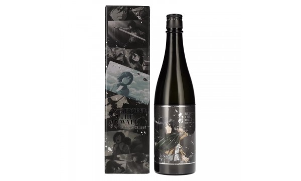 Attack on Titan x Beyond the Wall MIKASA Model Japanese Sake 15% Vol. 0,72l dovanų dėžutėje