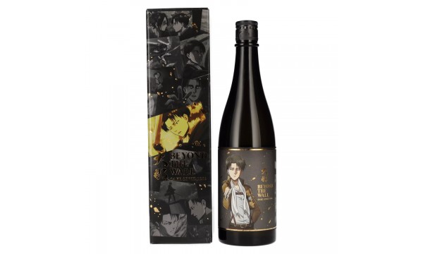 Attack on Titan x Beyond the Wall LEVI Model Japanese Sake 15% Vol. 0,72l dovanų dėžutėje