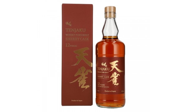 Tenjaku 12 Years Pure Malt Whisky Sherry Cask 43% Vol. 0,7l dovanų dėžutėje Tenjaku 12 Years Pure Malt Whisky Sherry Cask 43% Vol. 0,7l dovanų dėžutėje