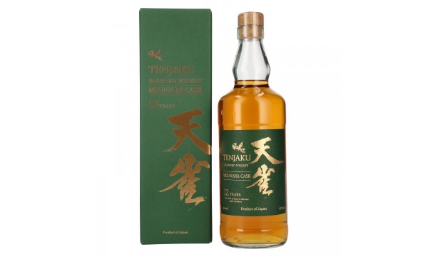 Tenjaku 12 Years Blended Whisky Mizunara Cask 43% Vol. 0,7l dovanų dėžutėje Tenjaku 12 Years Blended Whisky Mizunara Cask 43% Vol. 0,7l dovanų dėžutėje
