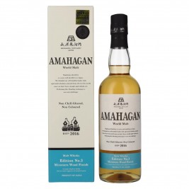 Amahagan World Malt Whisky Edition No.3 MIZUNARA WOOD Finish 47% Vol. 0,7l dovanų dėžutėje