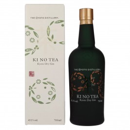 KI NO TEA Kyoto Dry Gin 45,1% Vol. 0,7l dovanų dėžutėje
