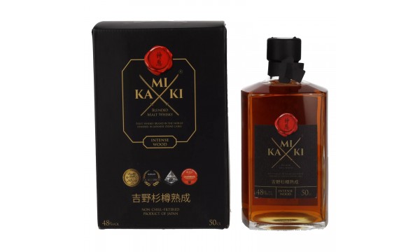 KAMIKI Intense Wood Blended Malt Whisky 48% Vol. 0,5l dovanų dėžutėje