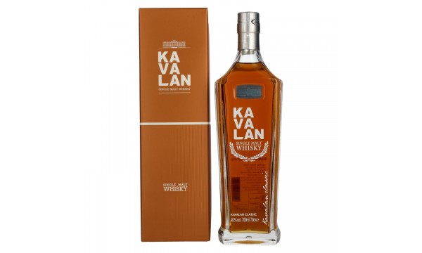 Kavalan Classic Single Malt Whisky 40% Vol. 0,7l dovanų dėžutėje