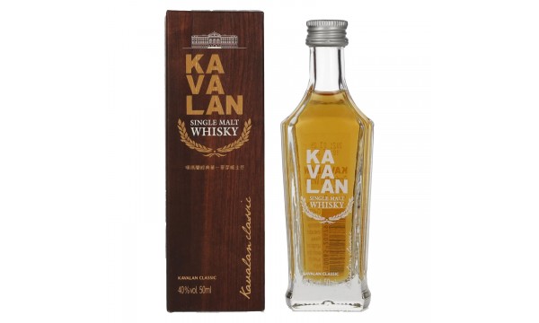 Kavalan Classic Single Malt Whisky 40% Vol. 0,05l dovanų dėžutėje