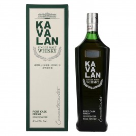 Kavalan CONCERTMASTER Port Cask Finish Single Malt Whisky 40% Vol. 0,7l dovanų dėžutėje