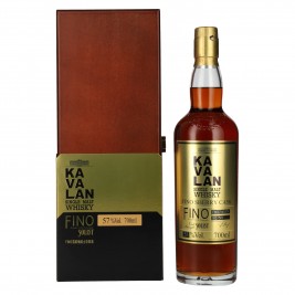 Kavalan SOLIST Fino Sherry Cask 57% Vol. 0,7l medinėje dėžutėje