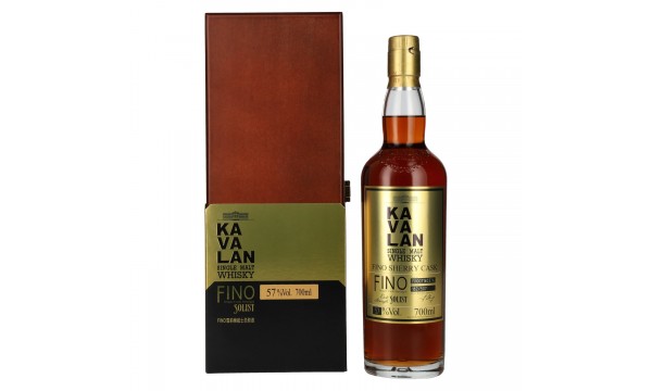 Kavalan SOLIST Fino Sherry Cask 57% Vol. 0,7l medinėje dėžutėje Kavalan SOLIST Fino Sherry Cask 57% Vol. 0,7l medinėje dėžutėje