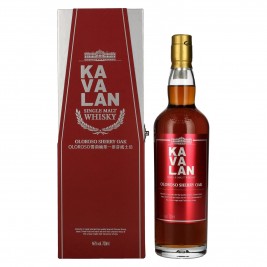 Kavalan OLOROSO SHERRY OAK Single Malt Whisky 46% Vol. 0,7l dovanų dėžutėje