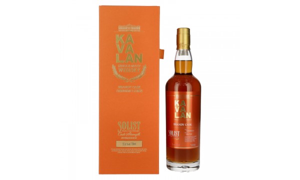Kavalan SOLIST Brandy Cask 55,6% Vol. 0,7l dovanų dėžutėje