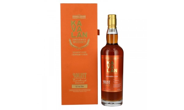 Kavalan SOLIST Brandy Cask 56,3% Vol. 0,7l dovanų dėžutėje