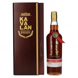 Kavalan SOLIST Manzanilla Cask 58,6% Vol. 0,7l medinėje dėžėje