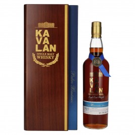 Kavalan SOLIST Pedro Ximénez Single Cask Strength 57,1% Vol. 0,7l medinėje dėžutėje