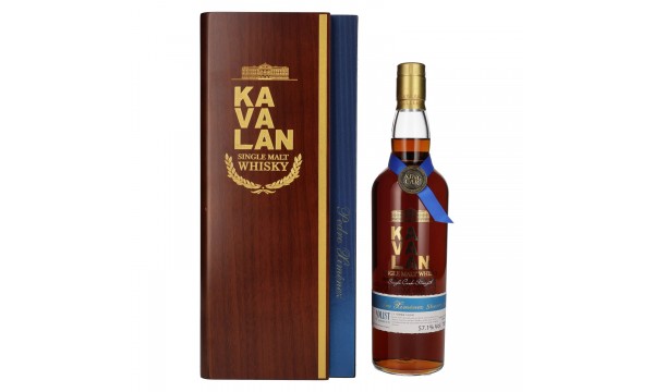 Kavalan SOLIST Pedro Ximénez Single Cask Strength 57,1% Vol. 0,7l medinėje dėžutėje